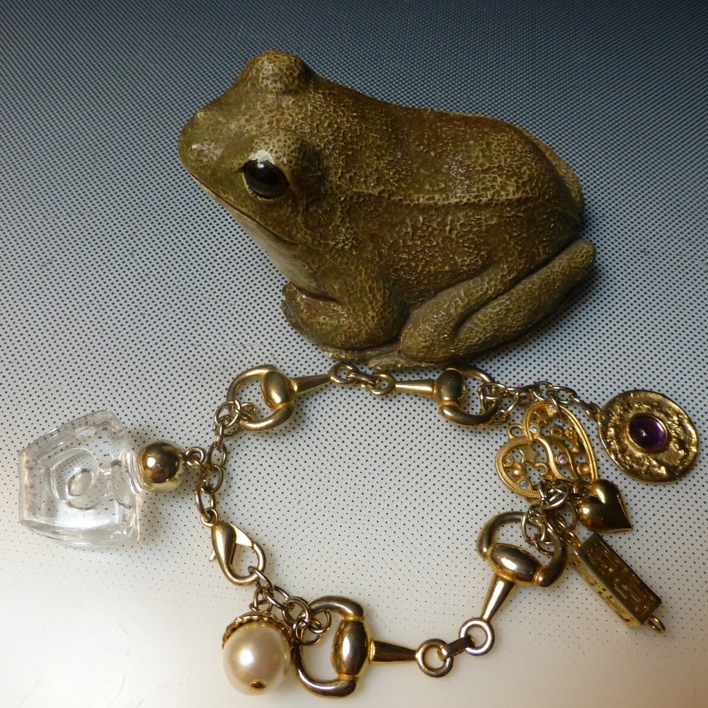 RUNWAY CHARM BRACELET HORSE BITS OOAK